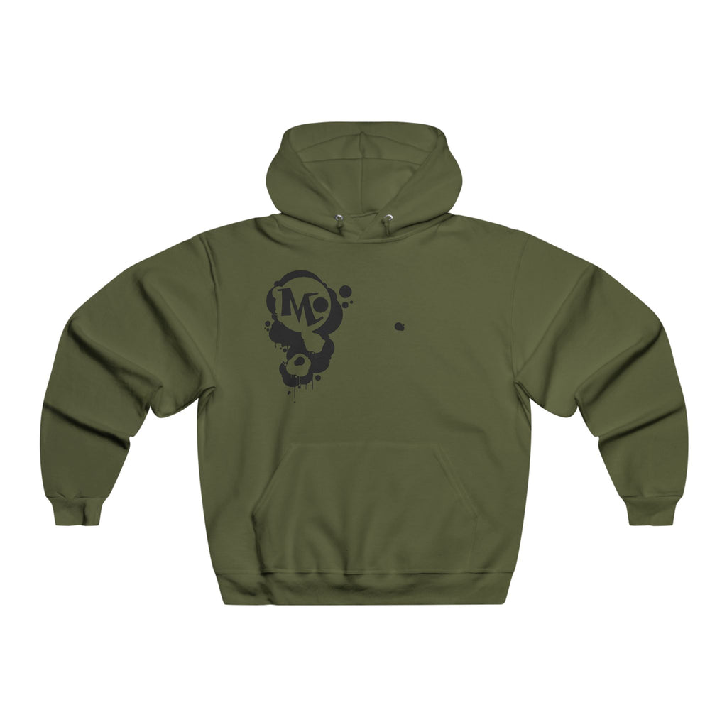 Microdahts Darkside Paint Logo Men's NUBLEND® Graphic Hoodie, Casual Sweatshirt for Men, Cozy Unisex Pullover, Ideal for Gifting, Stylish Everyday Wear, Perfect for Fall