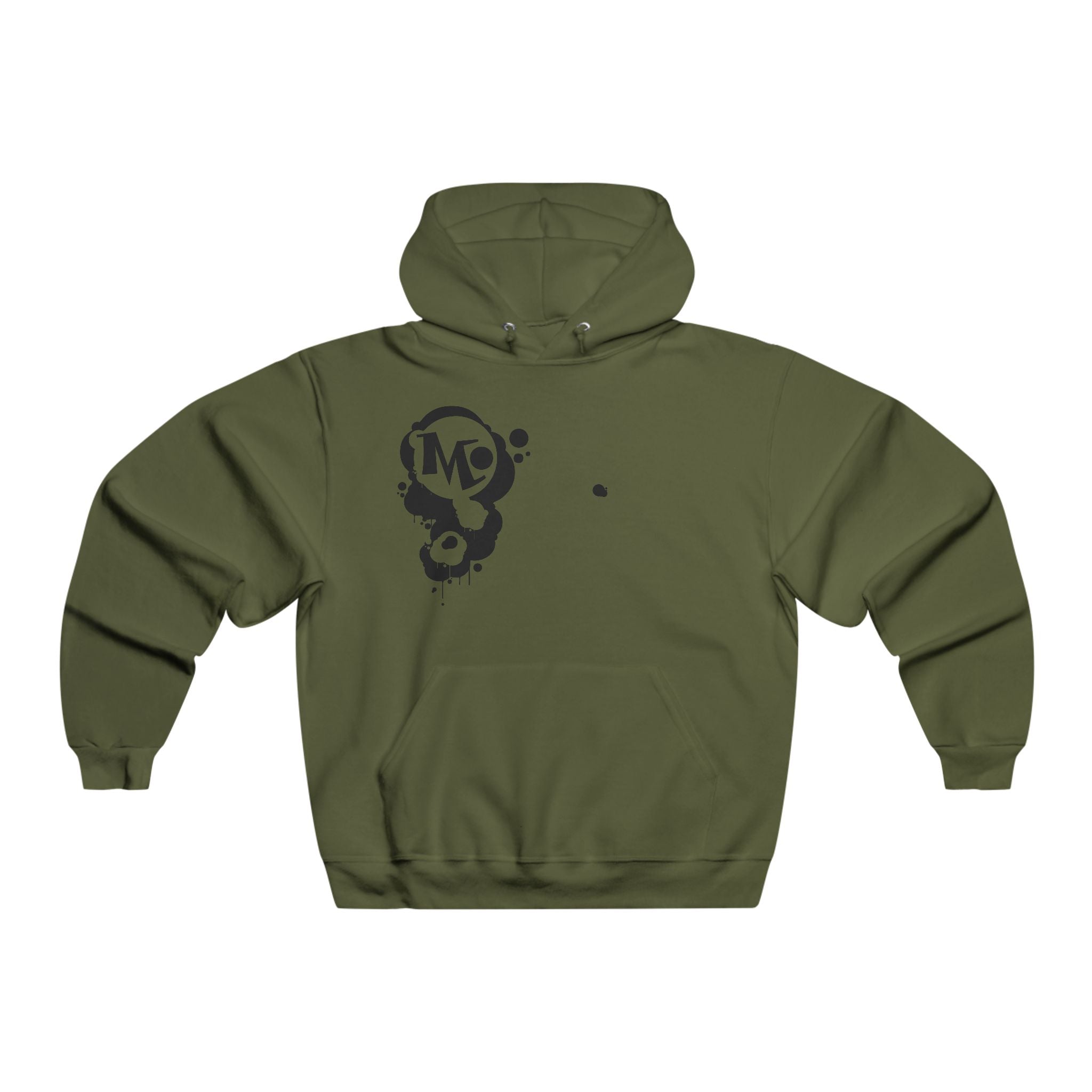 Microdahts Darkside Paint Logo Men's NUBLEND® Graphic Hoodie, Casual Sweatshirt for Men, Cozy Unisex Pullover, Ideal for Gifting, Stylish Everyday Wear, Perfect for Fall