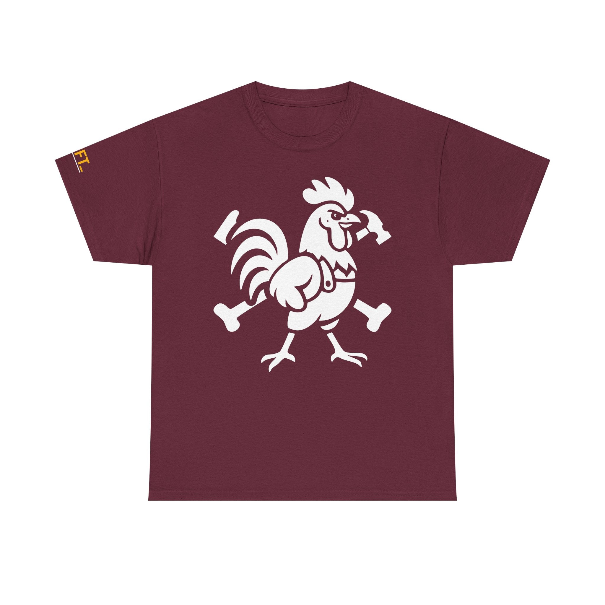 Hammered Rooster Tee - Perfect for Gym Lovers, Fitness Apparel, Casual Wear, Gifts for Him/Her, Unisex Workout Top