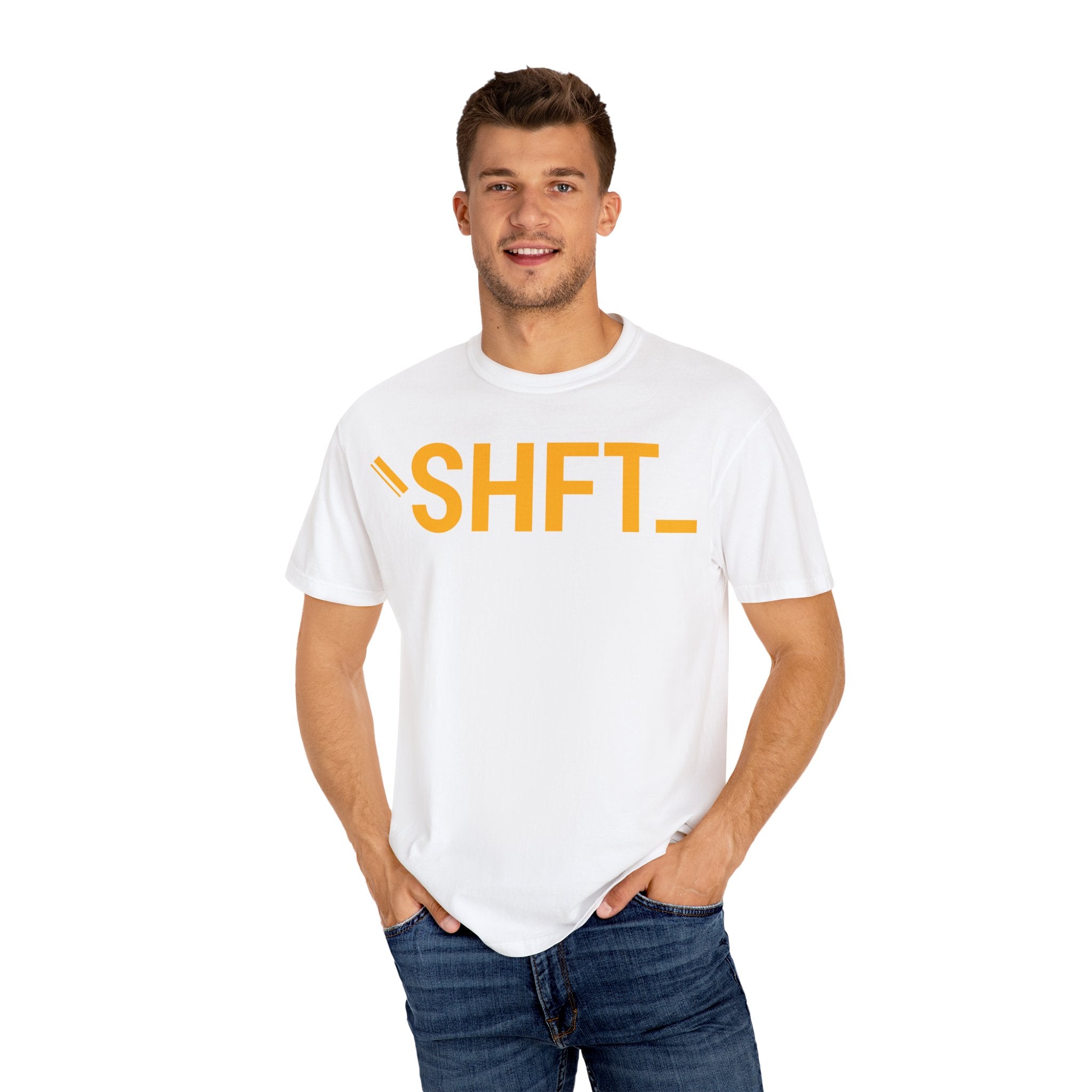 SHFT Designs Logo Minimalist Shift T-Shirt, Casual Wear, Unisex Fashion, Gift for Him/Her, Trendy Statement Tee