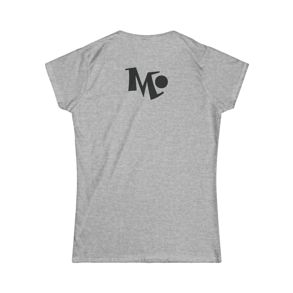 Microdahts Paint Black Logo Women's Graphic Tee, Casual Wear, Street Style, Gift for Her, Art Lovers, Summer Fashion