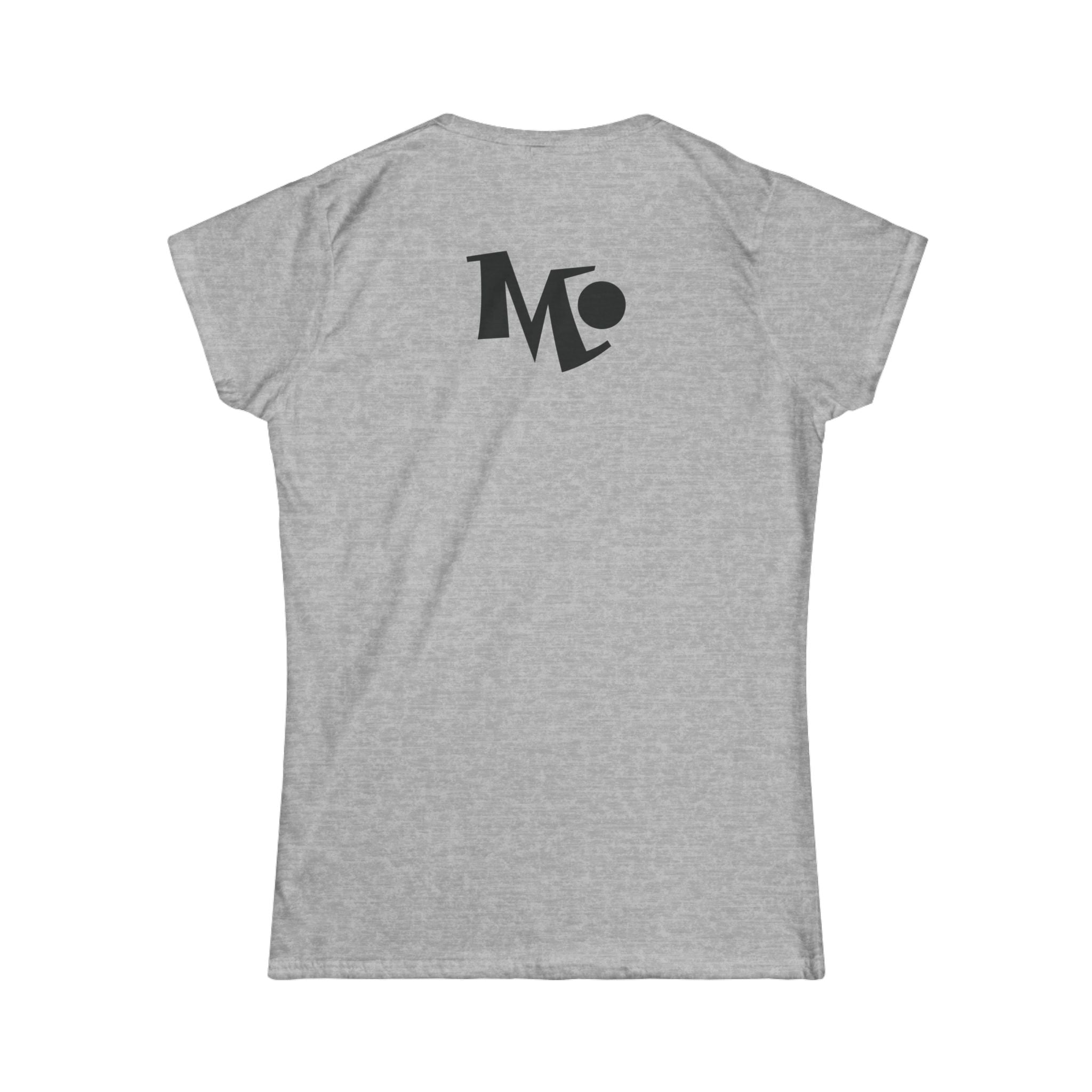 Microdahts Paint Black Logo Women's Graphic Tee, Casual Wear, Street Style, Gift for Her, Art Lovers, Summer Fashion