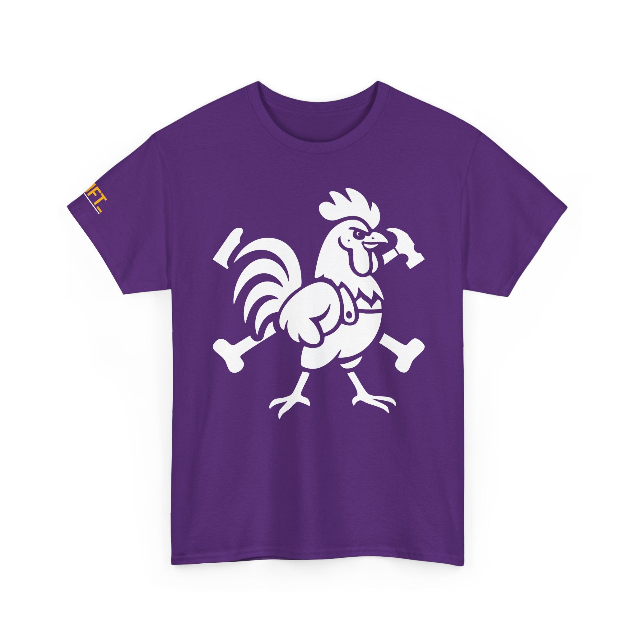 Hammered Rooster Tee - Perfect for Gym Lovers, Fitness Apparel, Casual Wear, Gifts for Him/Her, Unisex Workout Top