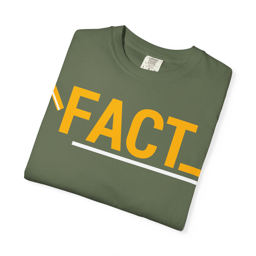 SHFT Designs Fact Graphic Tee for Trendsetters, Statement Shirt, Unisex Apparel, Perfect for Gifting, Everyday Wear, Festival Style