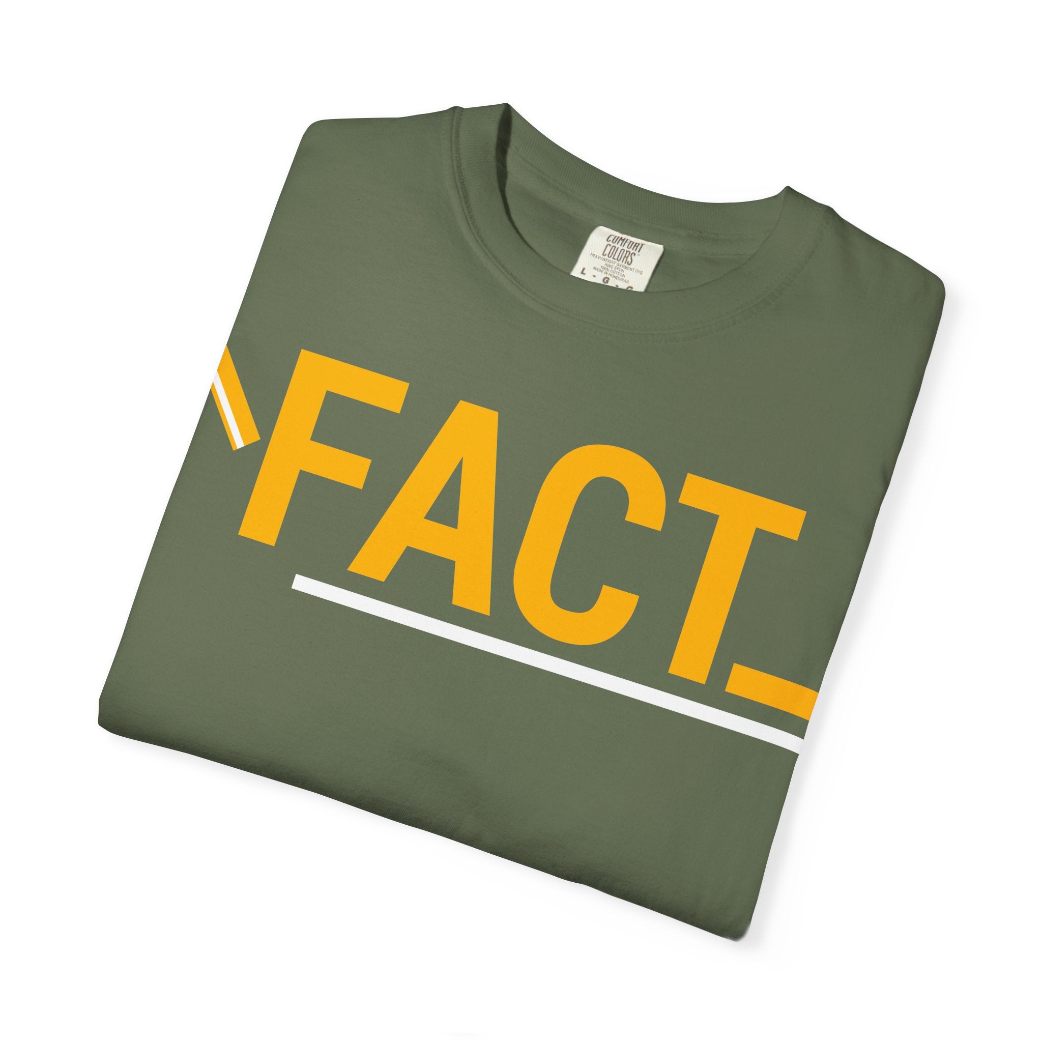 SHFT Designs Fact Graphic Tee for Trendsetters, Statement Shirt, Unisex Apparel, Perfect for Gifting, Everyday Wear, Festival Style