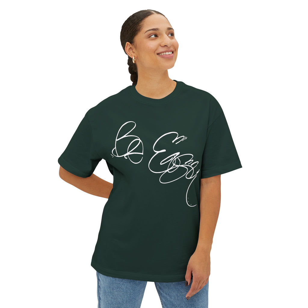 Be Easy Unisex Oversized Tee - ‘Be Easy’ Motivation Shirt, Everyday Comfort, Gift for Him/Her, Relaxed Style, Casual Wear