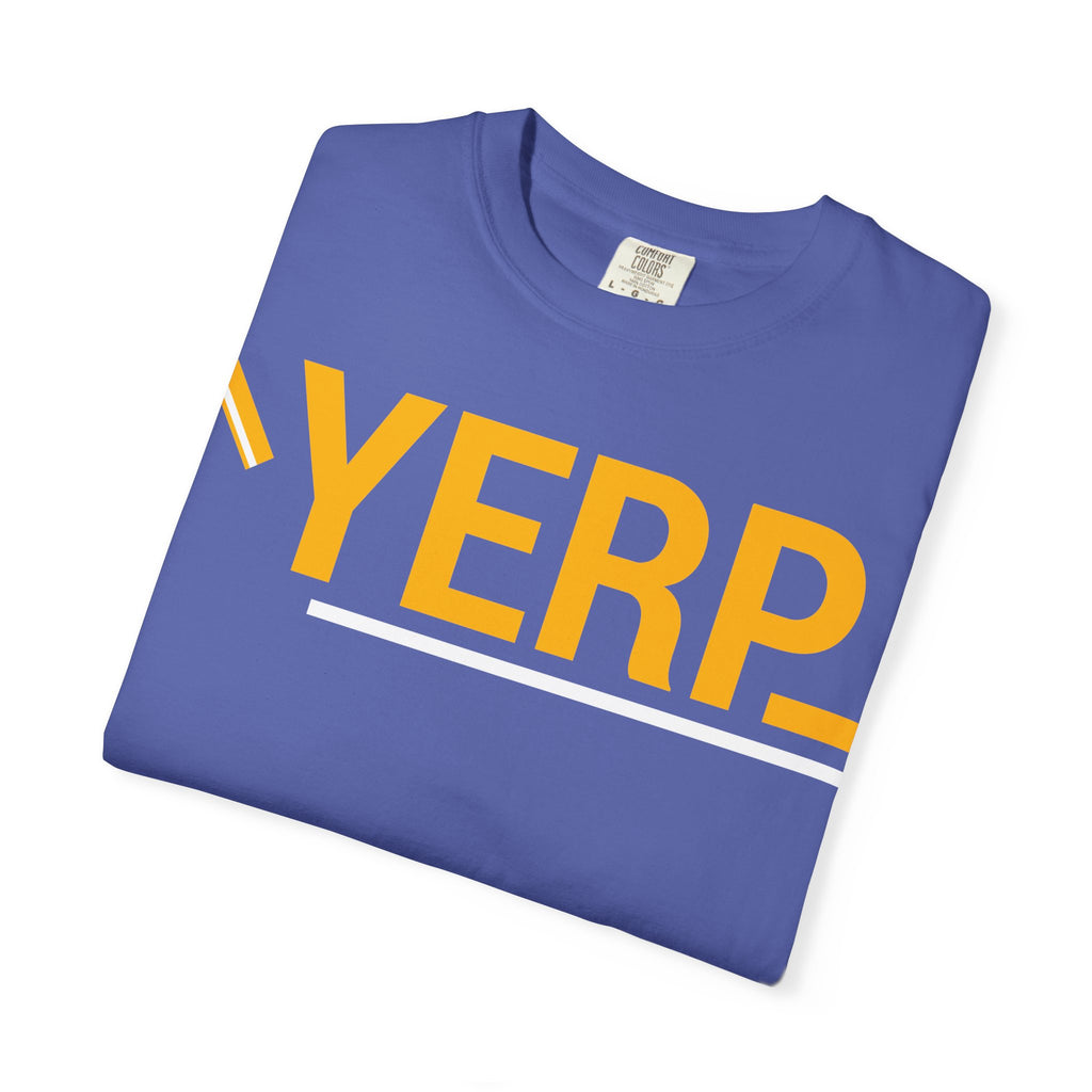 SHFT Designs Graphic T-shirt with 'YERP' and 'SHFT' Designs, Trendy Unisex Tee, Streetwear Style Shirt, Gift for Friends