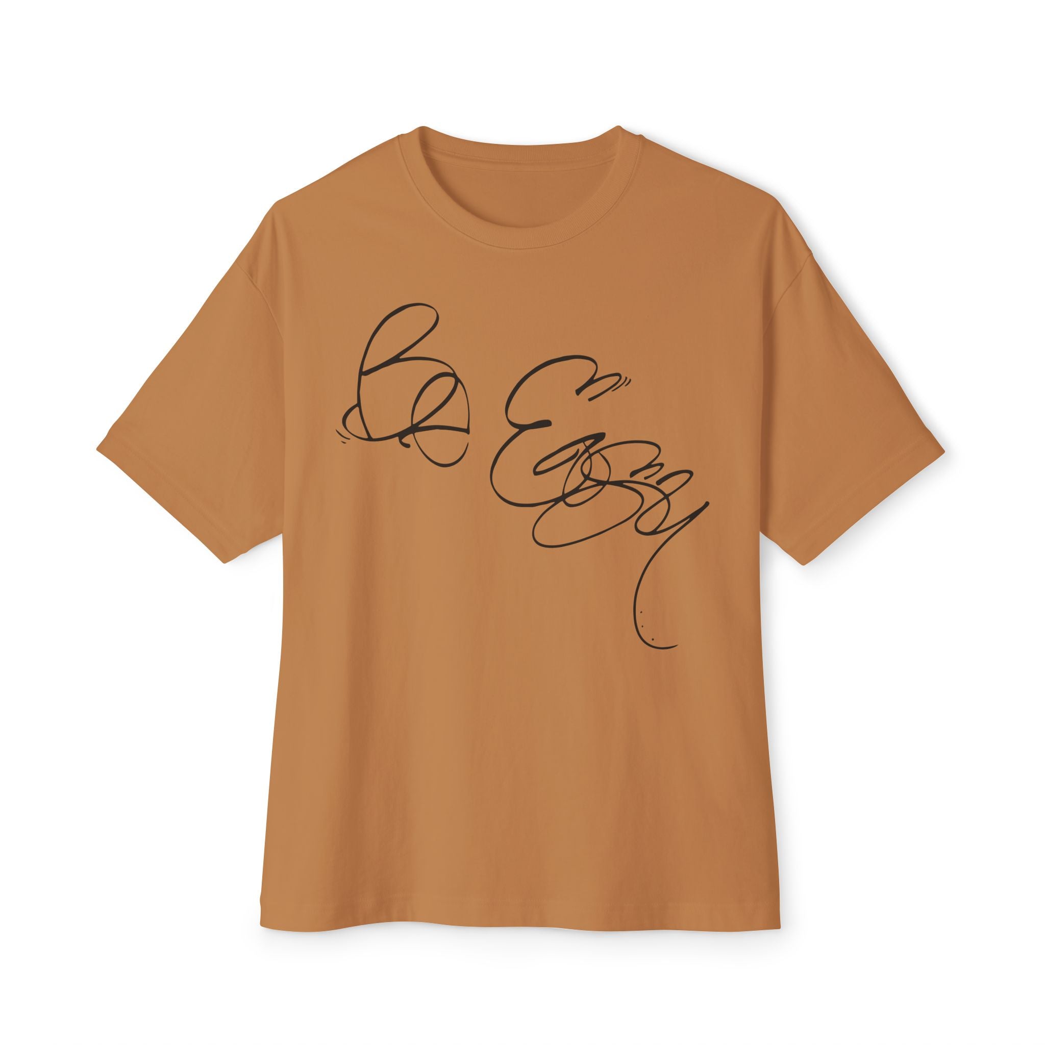Be Easy Unisex Oversized Boxy Tee - "Be Easy" Relaxed Fit Tee, Casual Everyday Wear, Gift for Friends, Trendy Streetwear, Comfortable Lounge Top