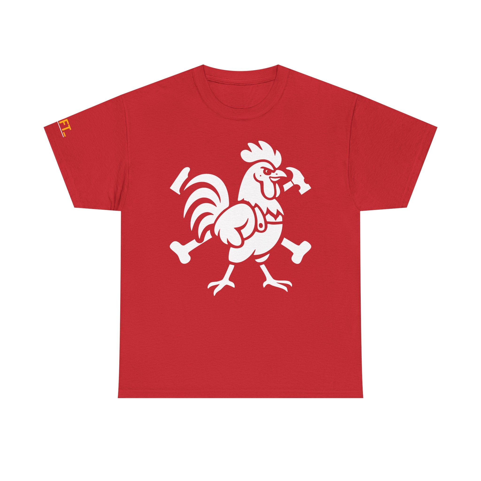 Hammered Rooster Tee - Perfect for Gym Lovers, Fitness Apparel, Casual Wear, Gifts for Him/Her, Unisex Workout Top