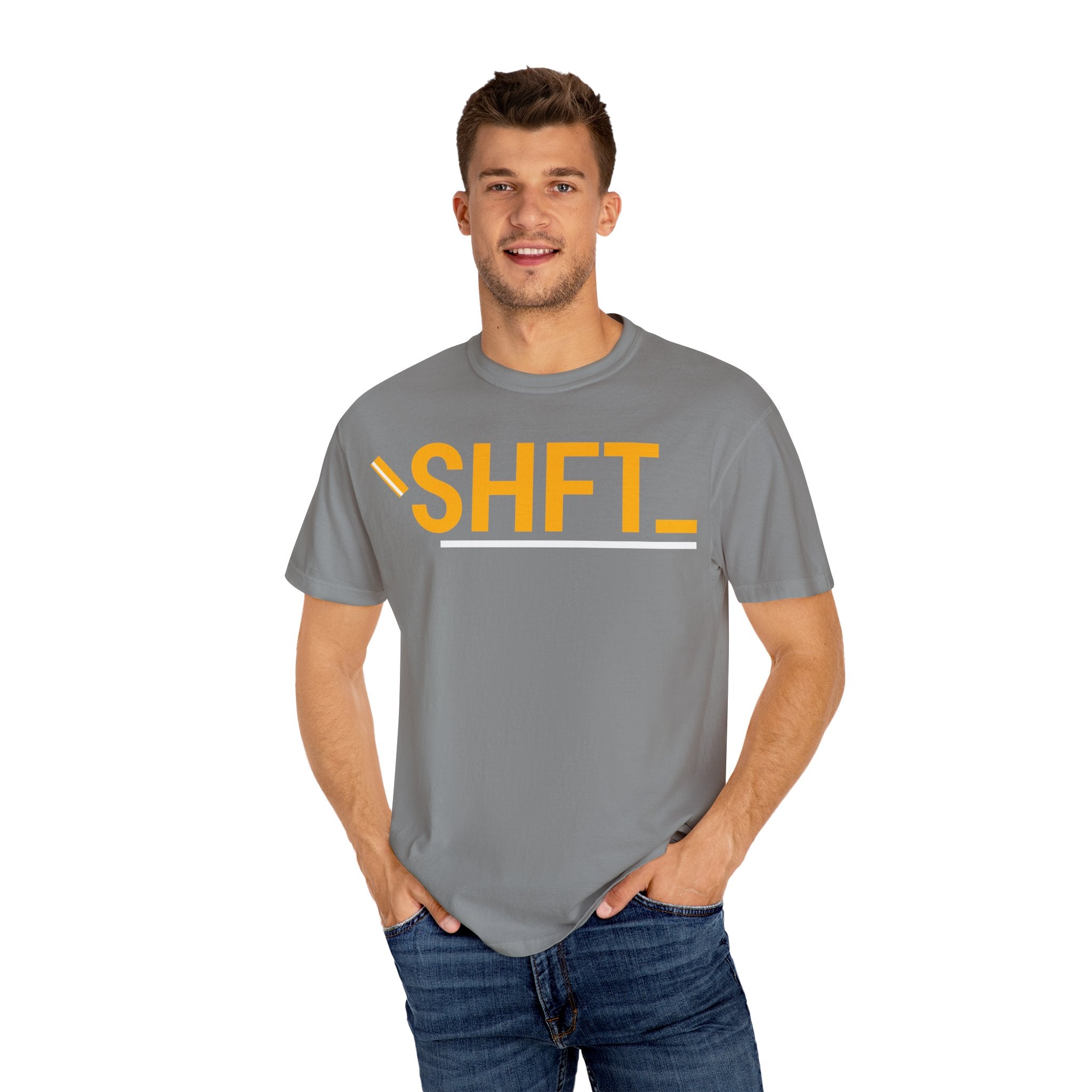 SHFT Designs Logo Minimalist Shift T-Shirt, Casual Wear, Unisex Fashion, Gift for Him/Her, Trendy Statement Tee