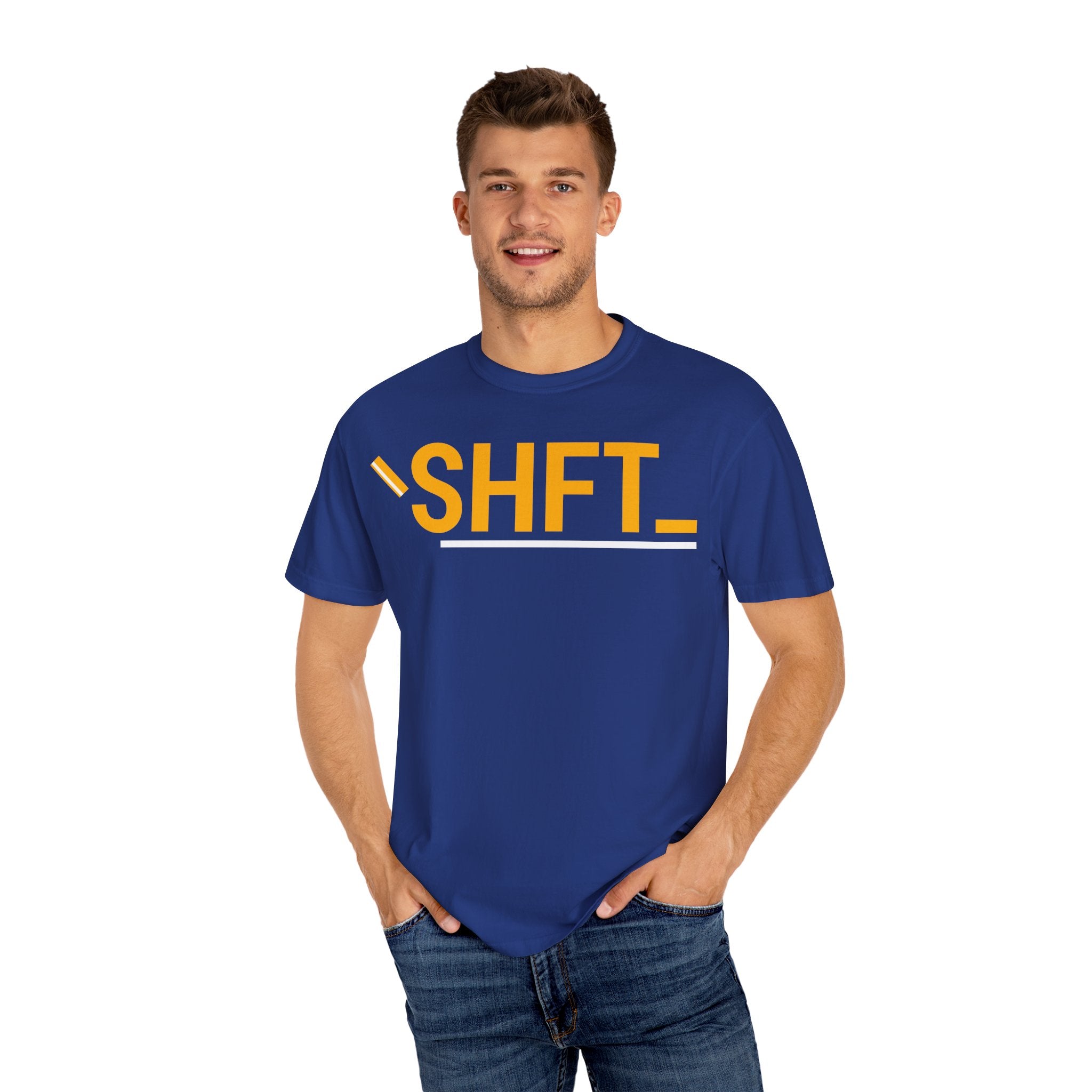 SHFT Designs Logo Minimalist Shift T-Shirt, Casual Wear, Unisex Fashion, Gift for Him/Her, Trendy Statement Tee
