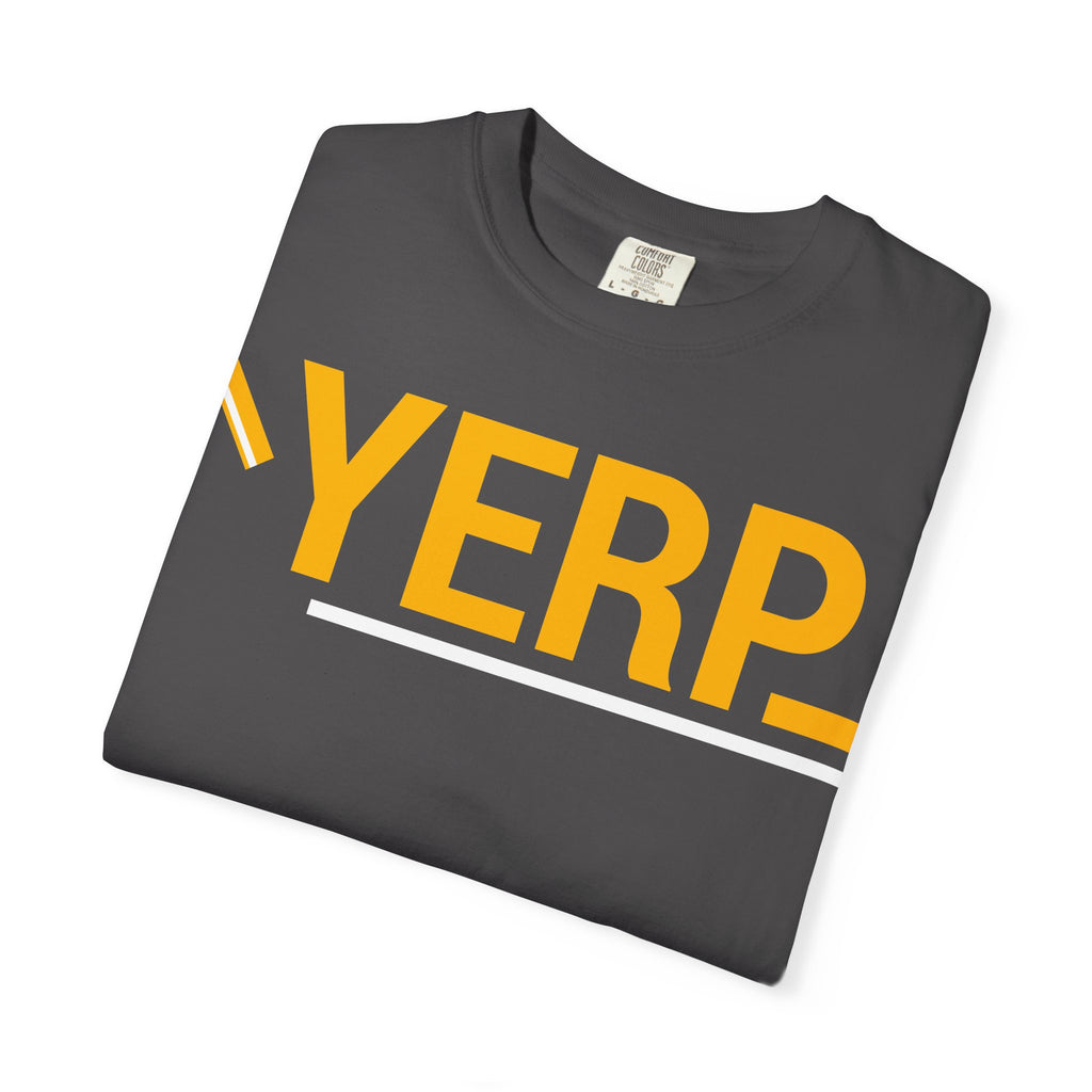 SHFT Designs Graphic T-shirt with 'YERP' and 'SHFT' Designs, Trendy Unisex Tee, Streetwear Style Shirt, Gift for Friends
