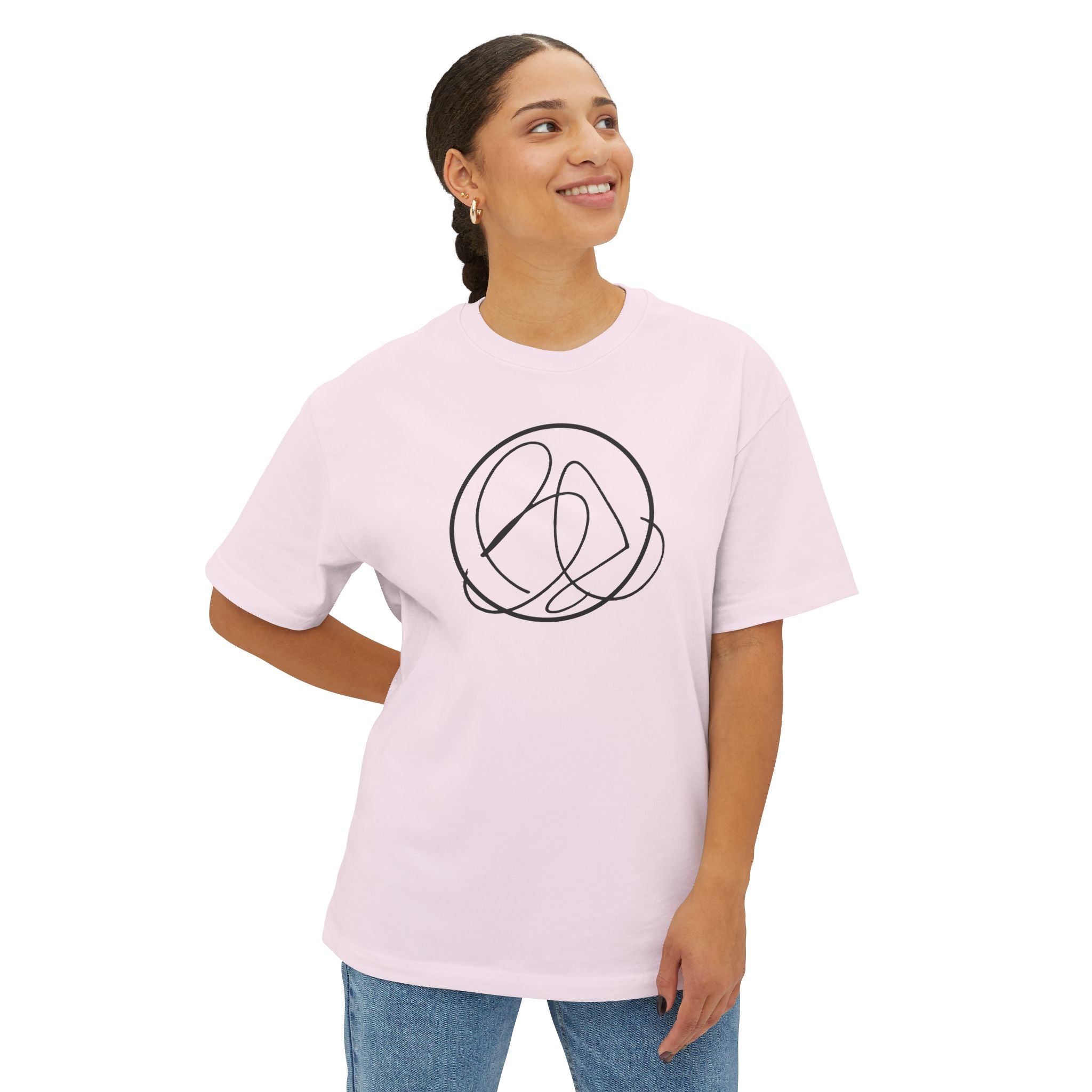 Brother Eroc Be Logo Unisex Oversized Boxy Tee, Casual Top, Graphic T-Shirt, Streetwear, Gift for Her, Summer Fashion