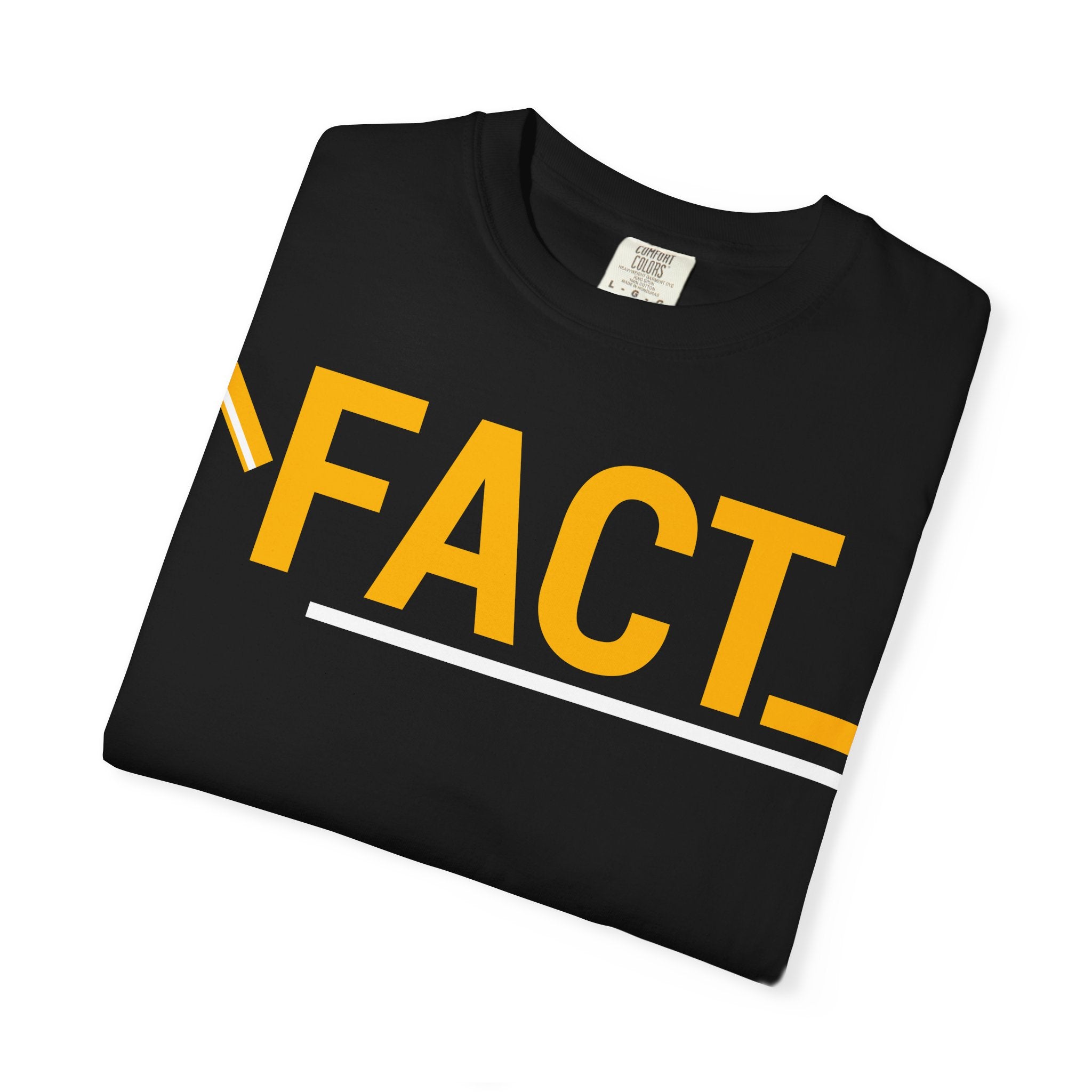 SHFT Designs Fact Graphic Tee for Trendsetters, Statement Shirt, Unisex Apparel, Perfect for Gifting, Everyday Wear, Festival Style