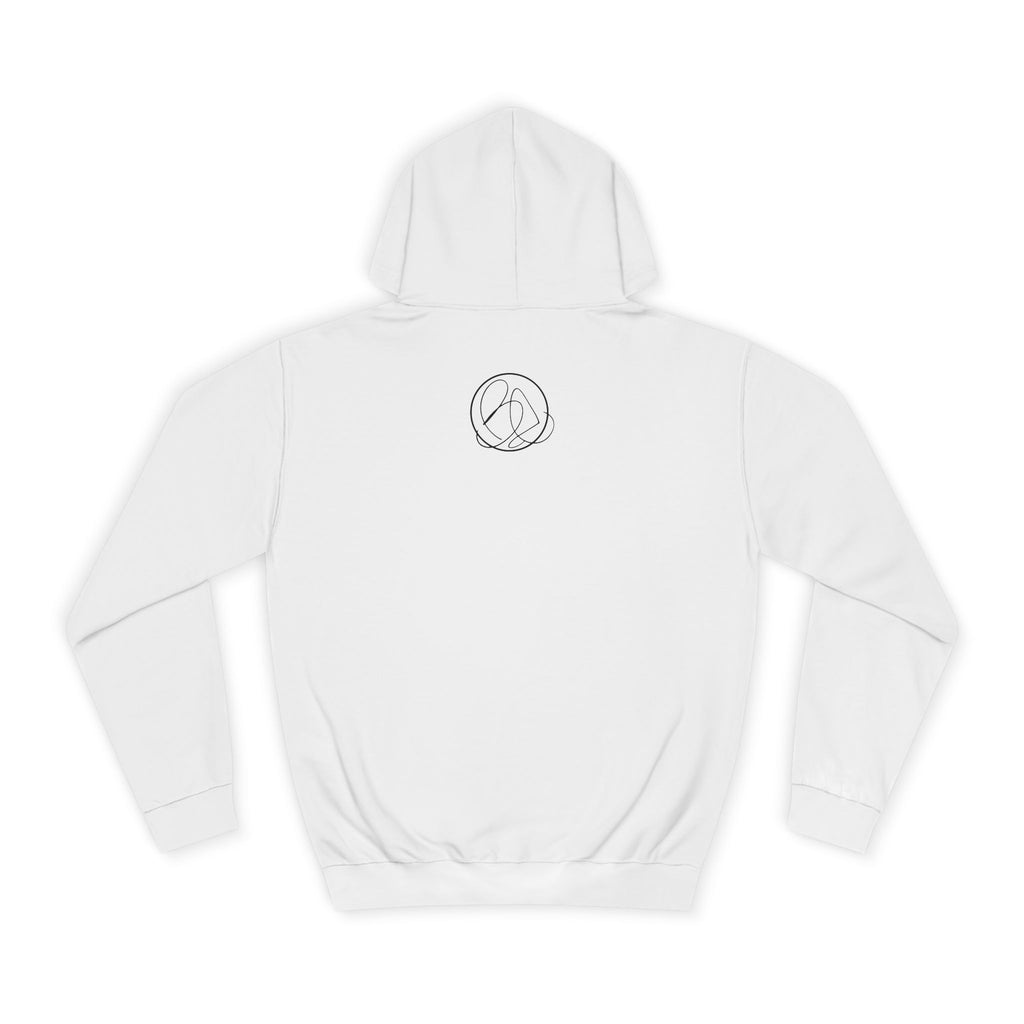 Graffiti Hand Style Unisex Hoodie - Be Easy Black Lettering Design