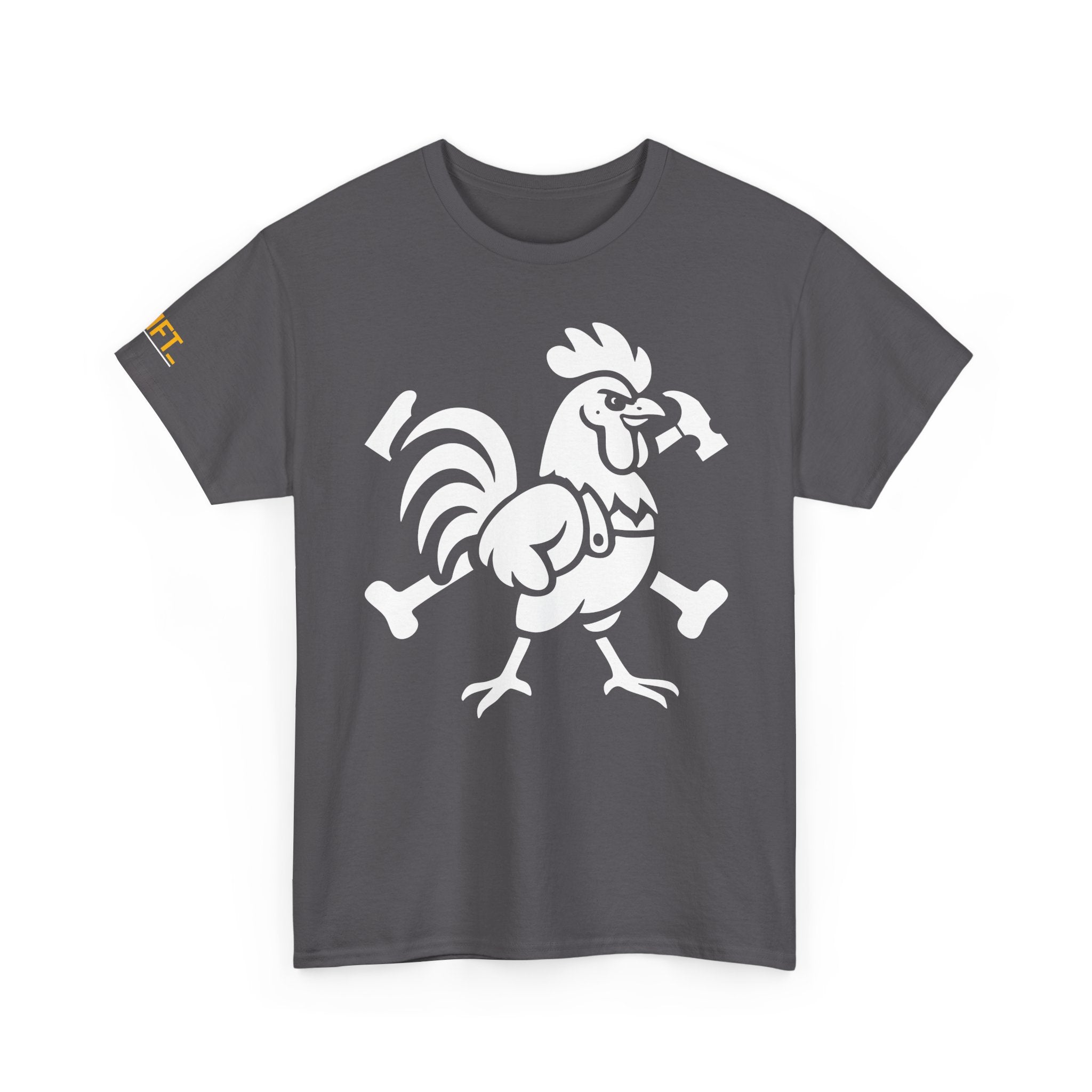 Hammered Rooster Tee - Perfect for Gym Lovers, Fitness Apparel, Casual Wear, Gifts for Him/Her, Unisex Workout Top