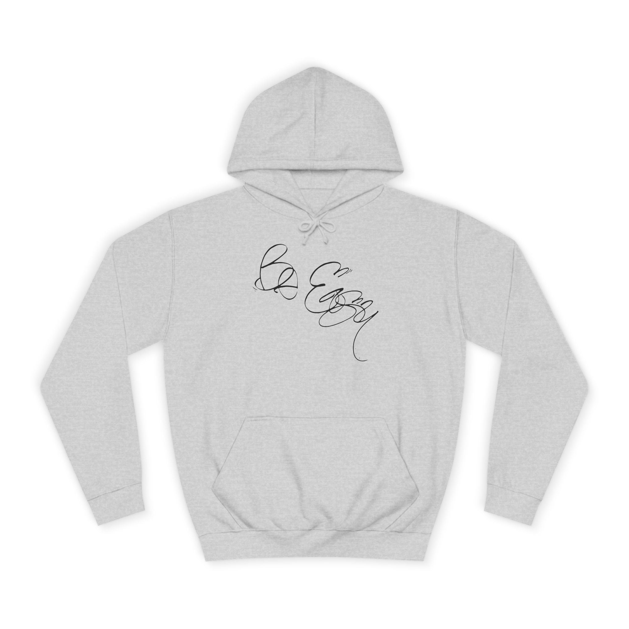Graffiti Hand Style Unisex Hoodie - Be Easy Black Lettering Design