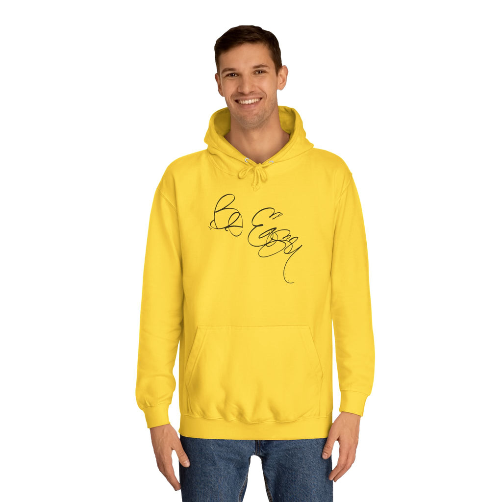 Graffiti Hand Style Unisex Hoodie - Be Easy Black Lettering Design