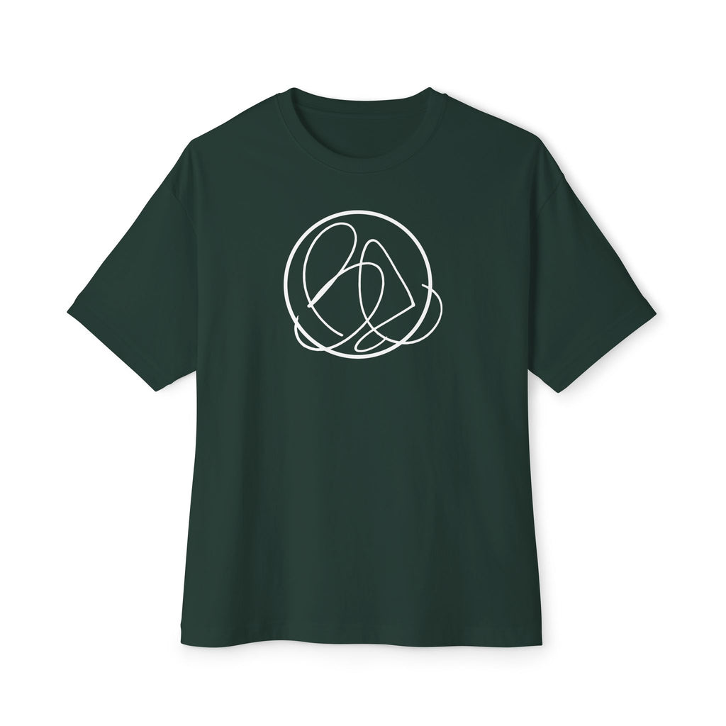 Oversized Tee - Brother Eroc White Logo Design
