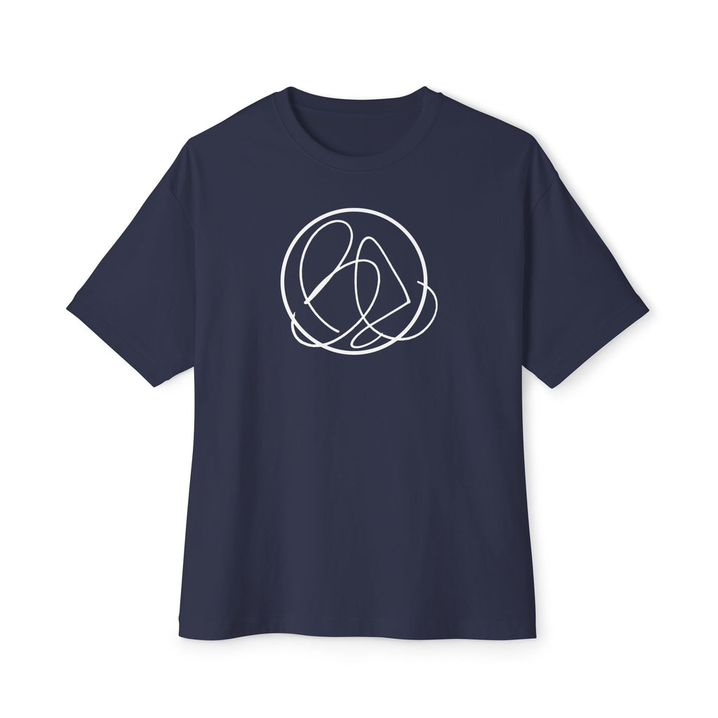 Oversized Tee - Brother Eroc White Logo Design
