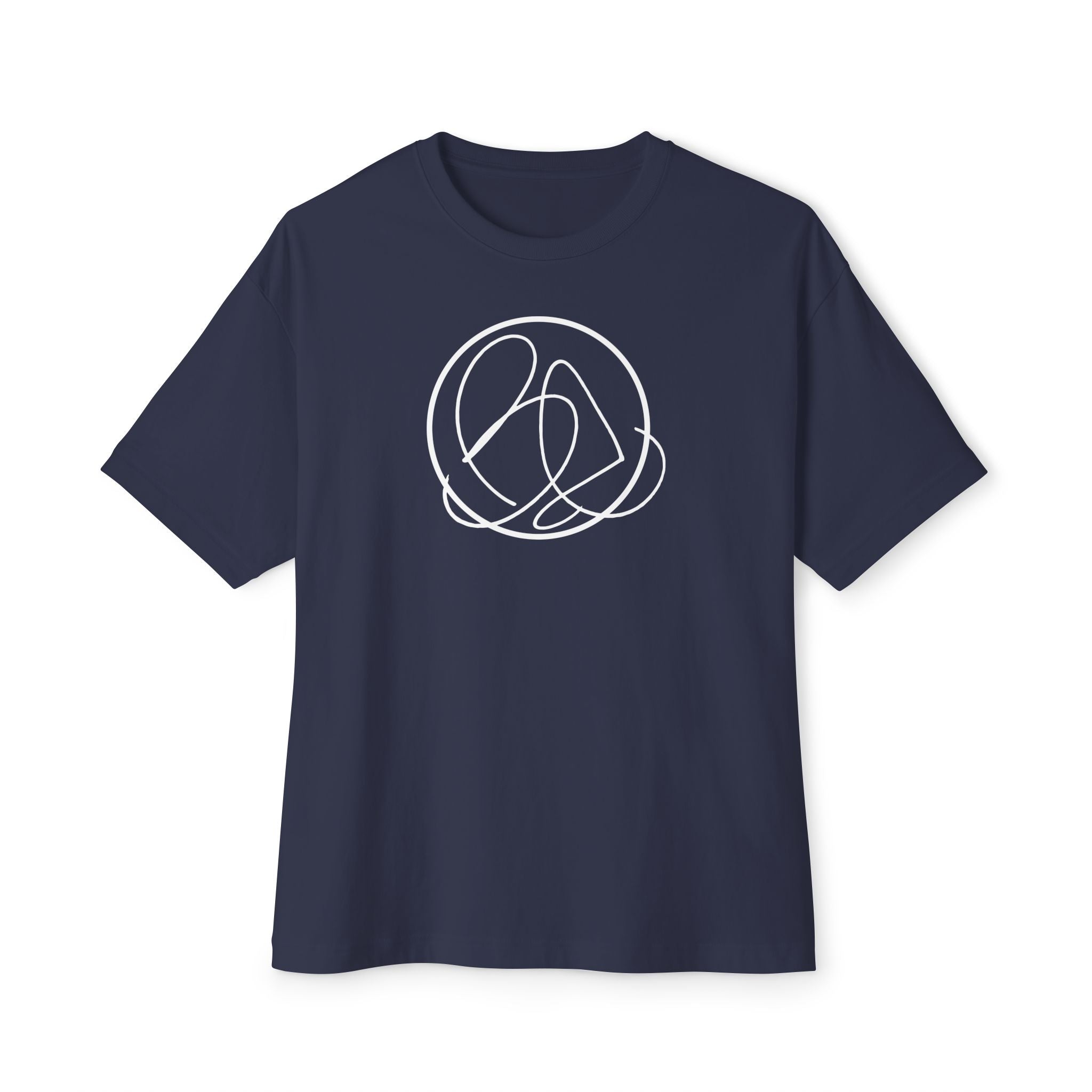 Oversized Tee - Brother Eroc White Logo Design
