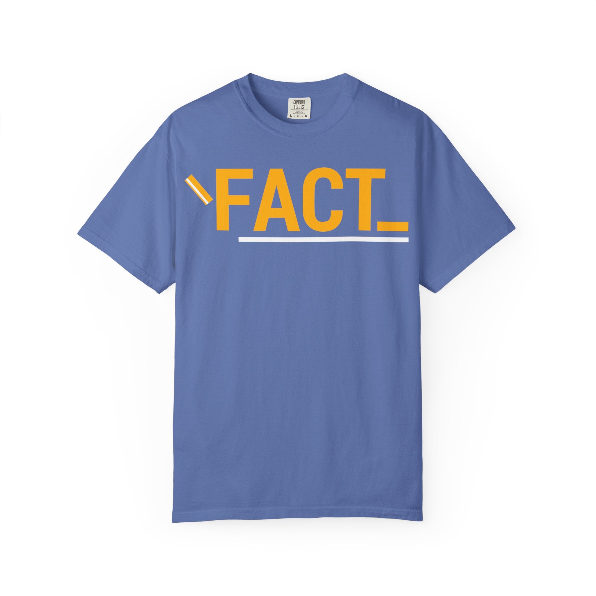 SHFT Designs Fact Graphic Tee for Trendsetters, Statement Shirt, Unisex Apparel, Perfect for Gifting, Everyday Wear, Festival Style