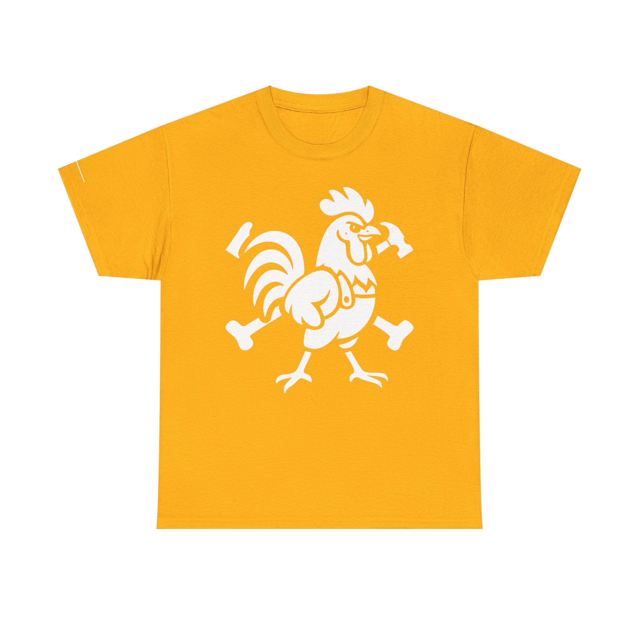 Hammered Rooster Tee - Perfect for Gym Lovers, Fitness Apparel, Casual Wear, Gifts for Him/Her, Unisex Workout Top