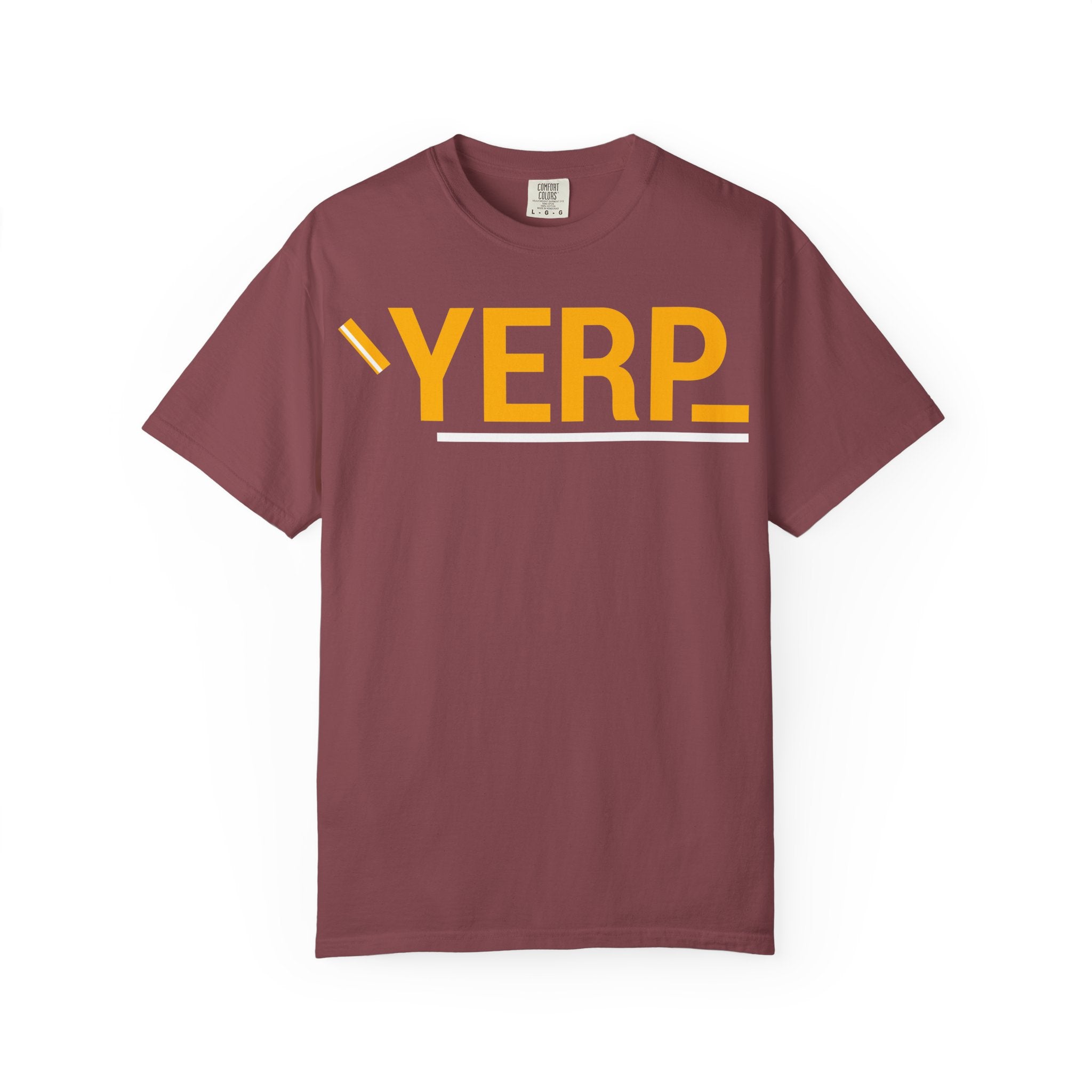 SHFT Designs Graphic T-shirt with 'YERP' and 'SHFT' Designs, Trendy Unisex Tee, Streetwear Style Shirt, Gift for Friends