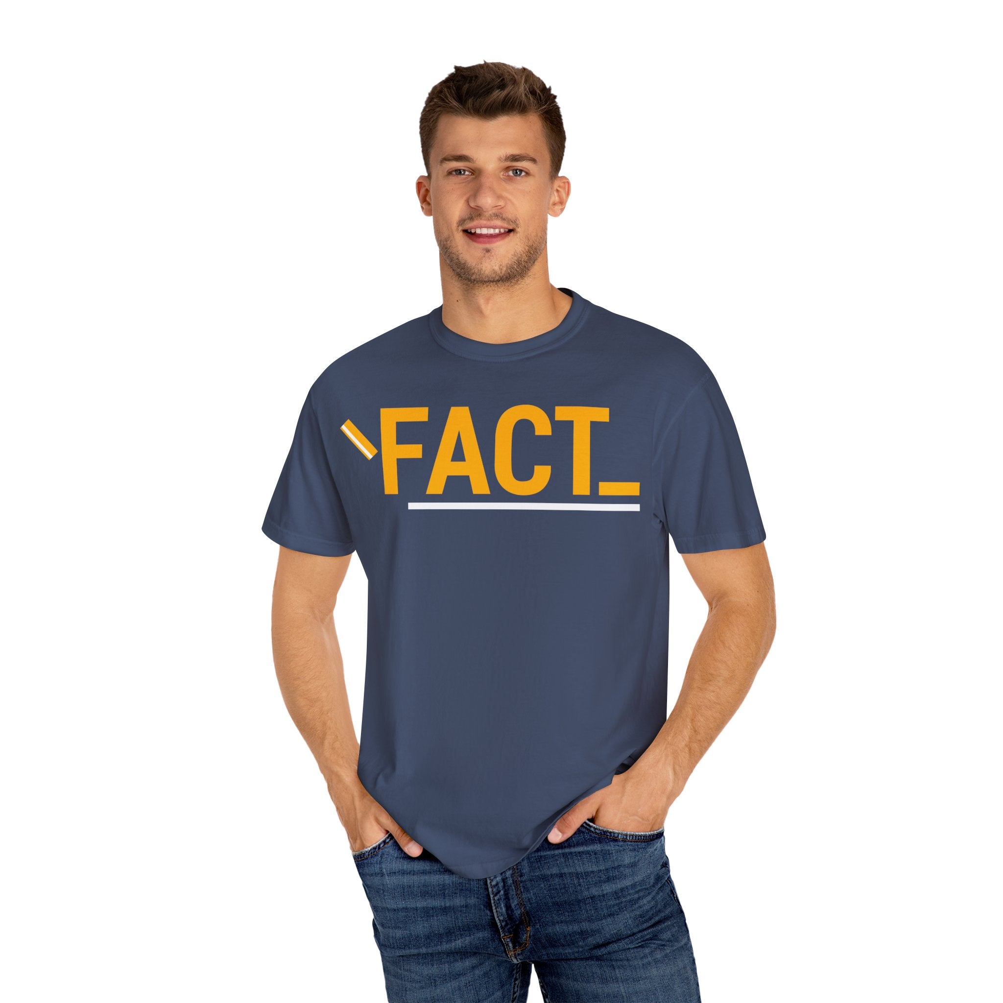 SHFT Designs Fact Graphic Tee for Trendsetters, Statement Shirt, Unisex Apparel, Perfect for Gifting, Everyday Wear, Festival Style