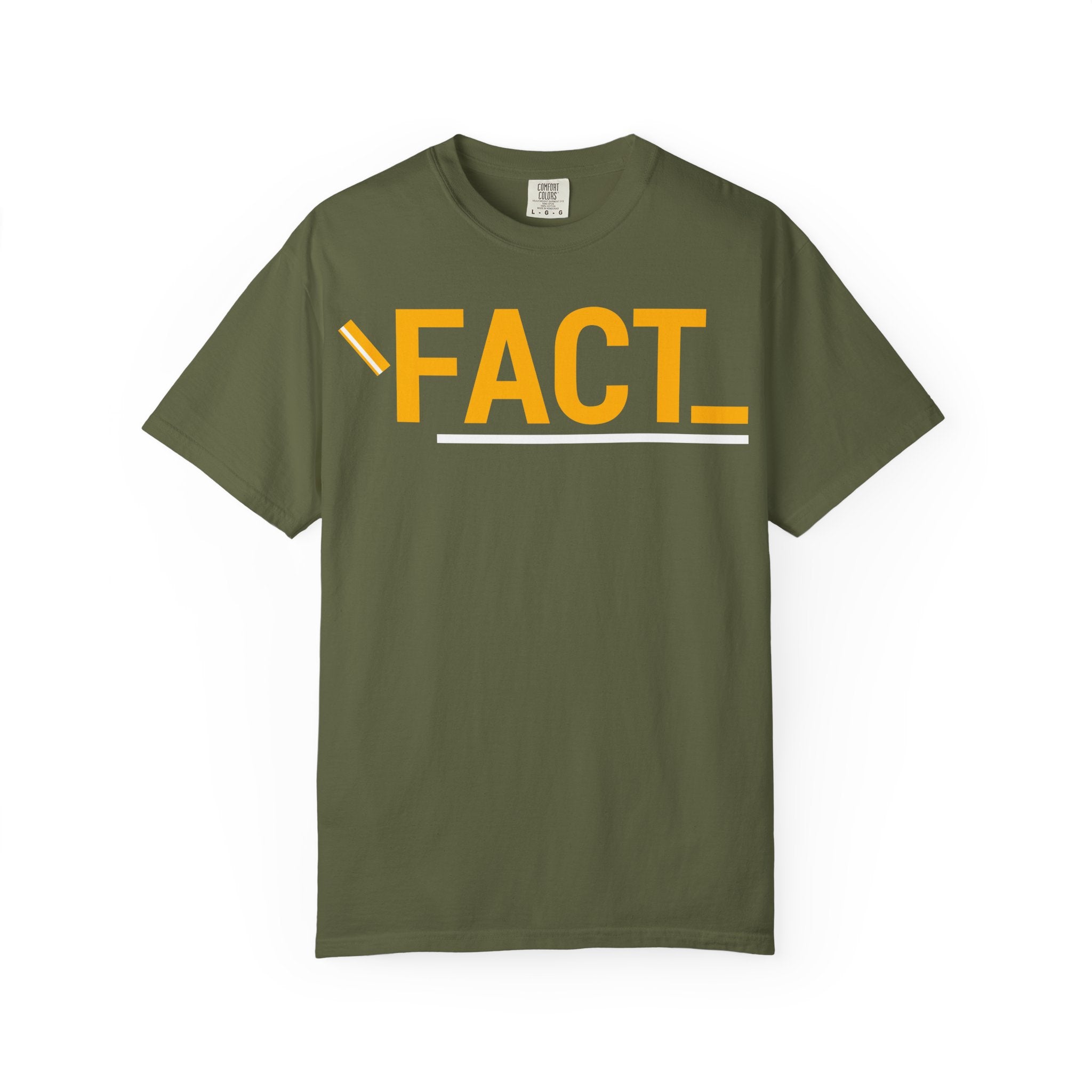SHFT Designs Fact Graphic Tee for Trendsetters, Statement Shirt, Unisex Apparel, Perfect for Gifting, Everyday Wear, Festival Style