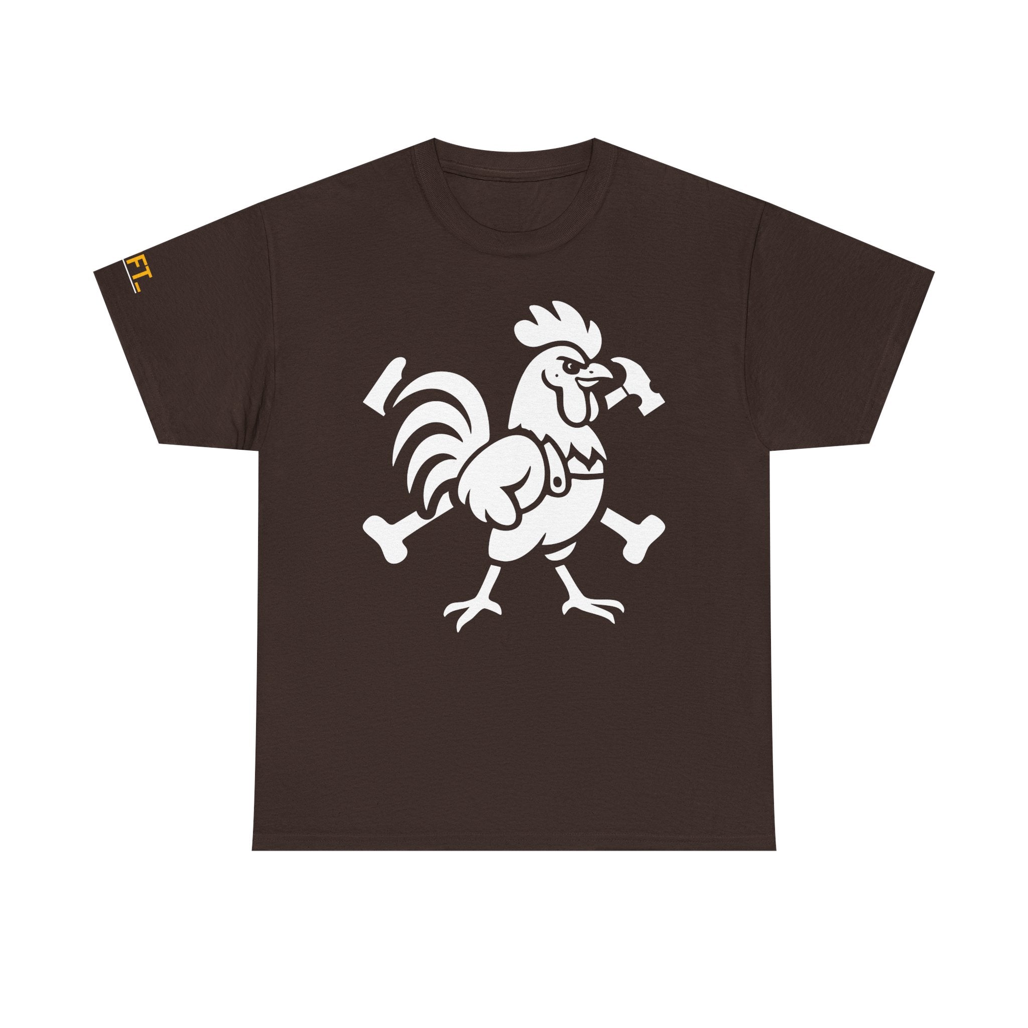 Hammered Rooster Tee - Perfect for Gym Lovers, Fitness Apparel, Casual Wear, Gifts for Him/Her, Unisex Workout Top